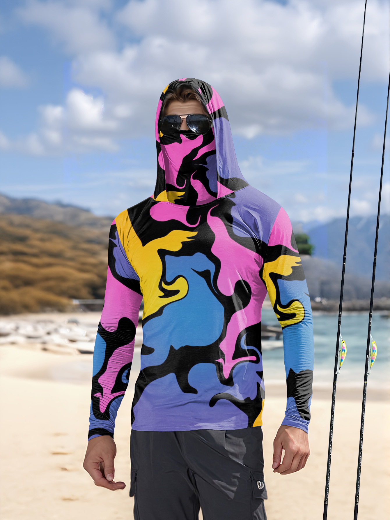Hunting & Outdoor Supplies - Sudadera con capucha para pesca, camisa