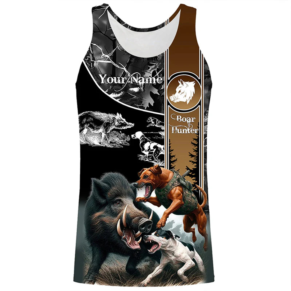 Wildman Hunting & Outdoor Robertson - Camiseta sin mangas con estampado 3D