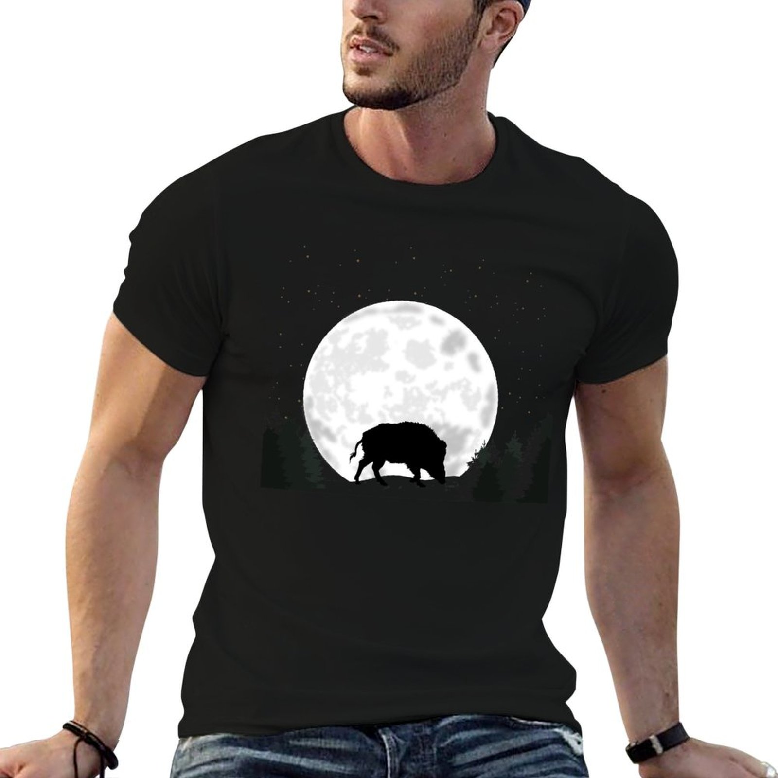 Wildman Hunting & Outdoor Robertson - Camiseta deportiva de cerdas de jabalí