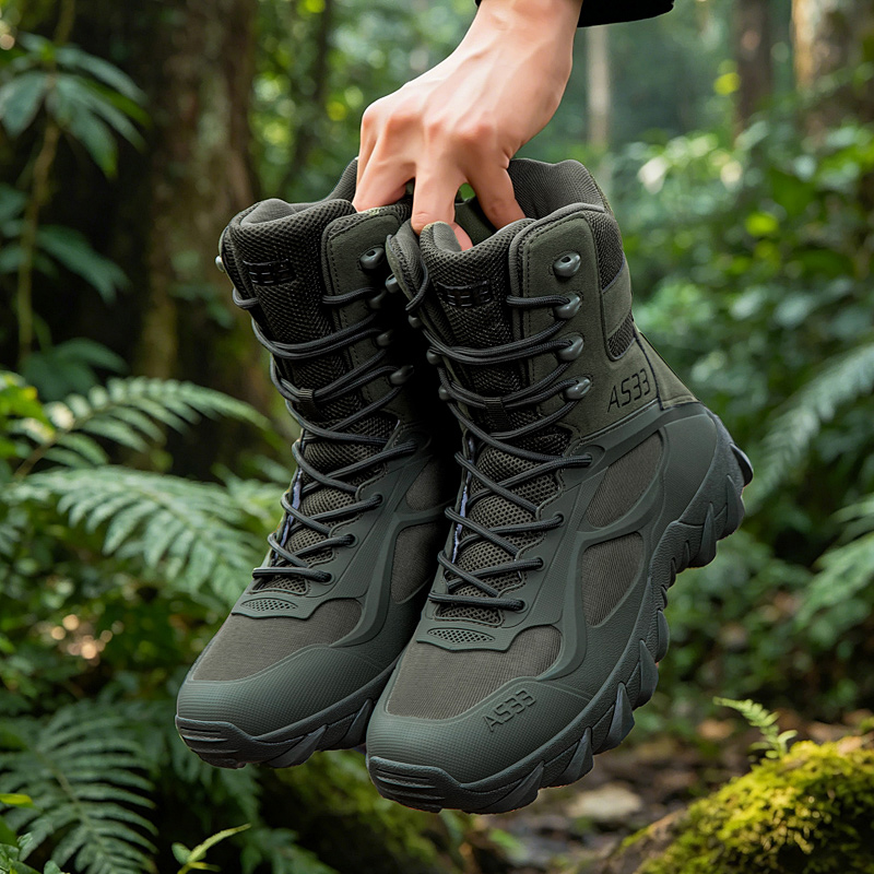 Hunting Outdoor Stores - Botas tácticas para hombre, botas informales