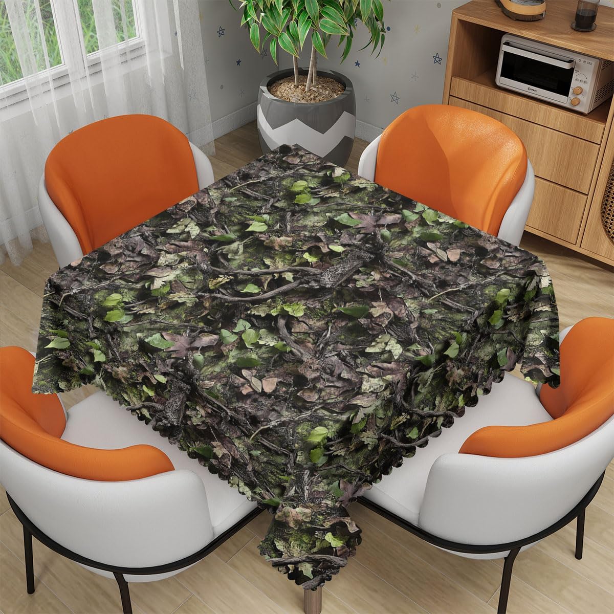 Outdoor Hunting Table - Mantel Cuadrado de Camuflaje para Caza,