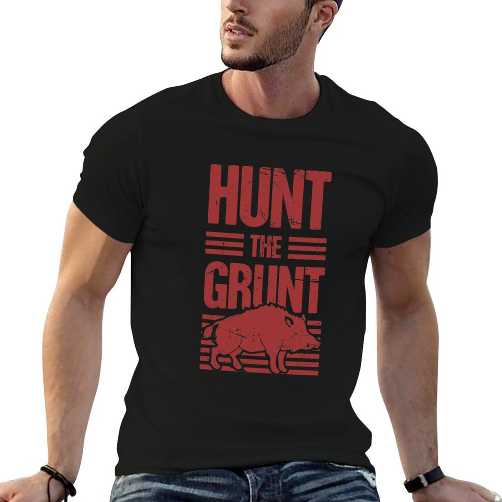 Wildman Hunting & Outdoor Robertson - Camiseta Grunt para caza de jabalíes/cerdos