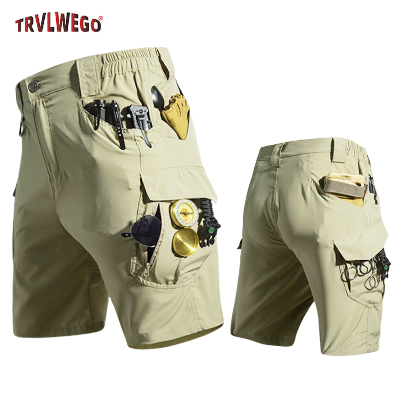 Outdoor Hunting Overalls - Pantalones Cortos Tácticos de Secado Rápido