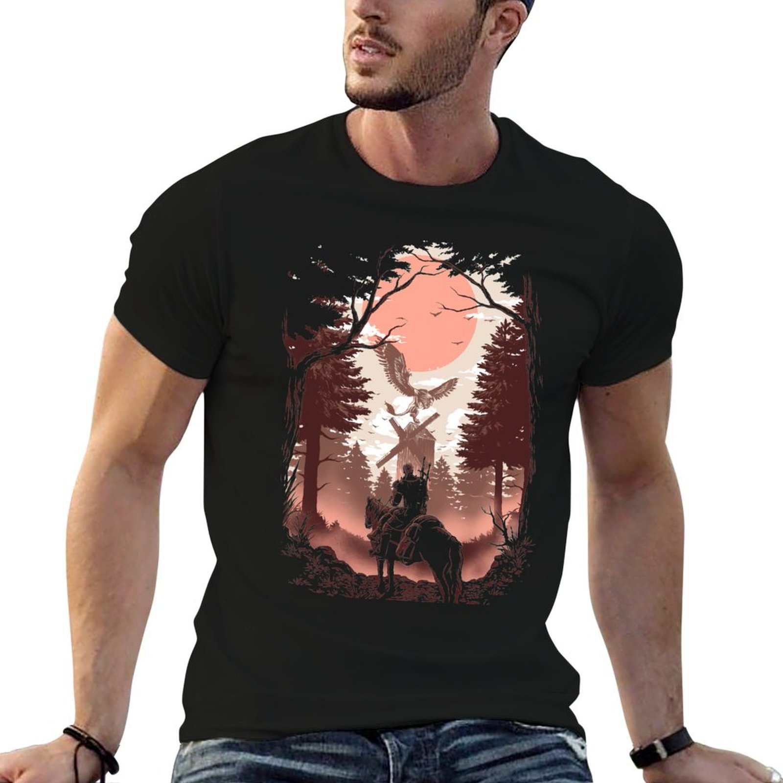 Wildman Hunting & Outdoor Robertson - Camiseta The Wild Hunt, Camiseta para