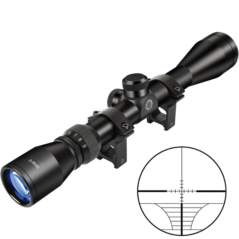 Crossbow Scope Sight - Mira telescópica de caza 3-9X40 con