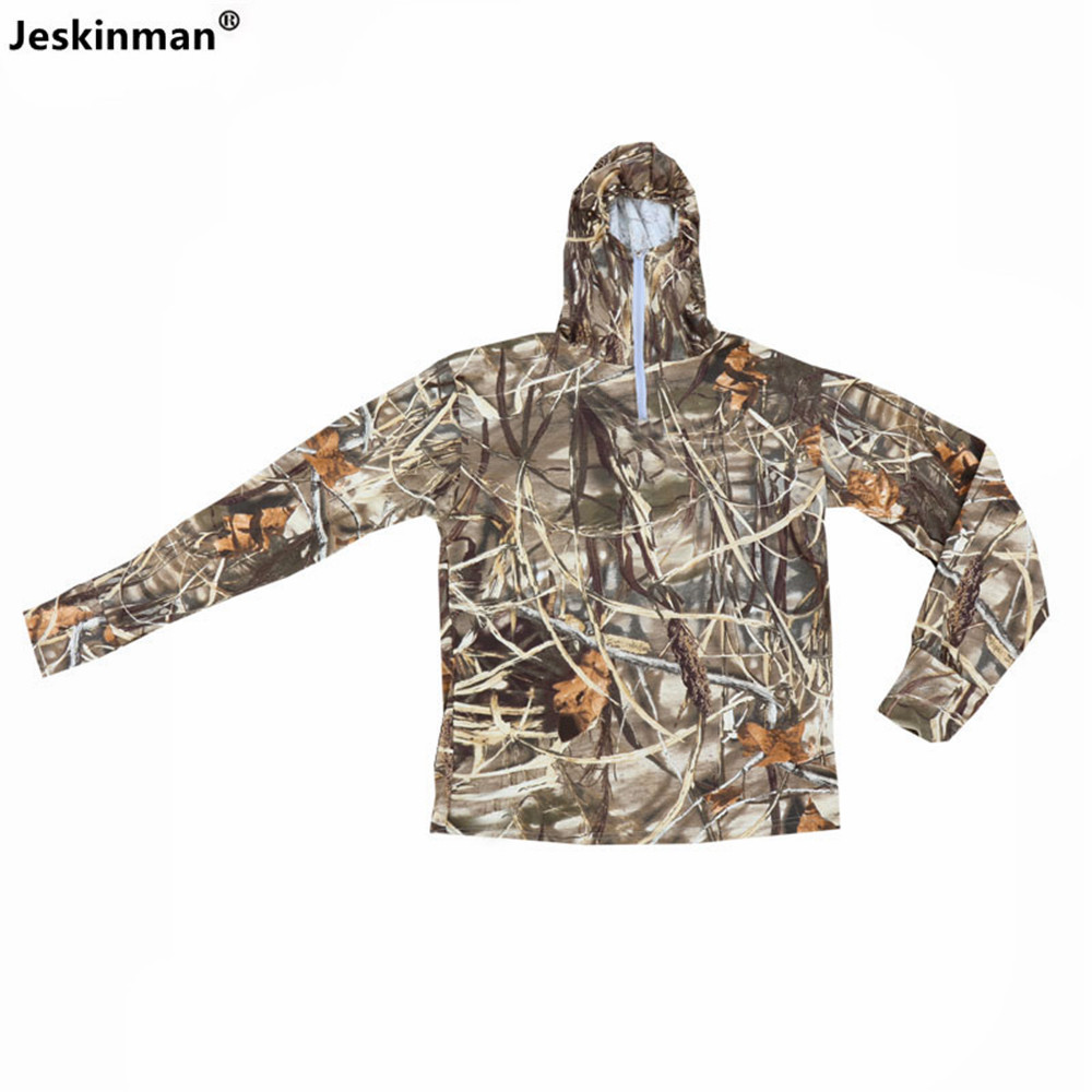 Hunting Outdoor Shows - Chaqueta con capucha para pesca, protección
