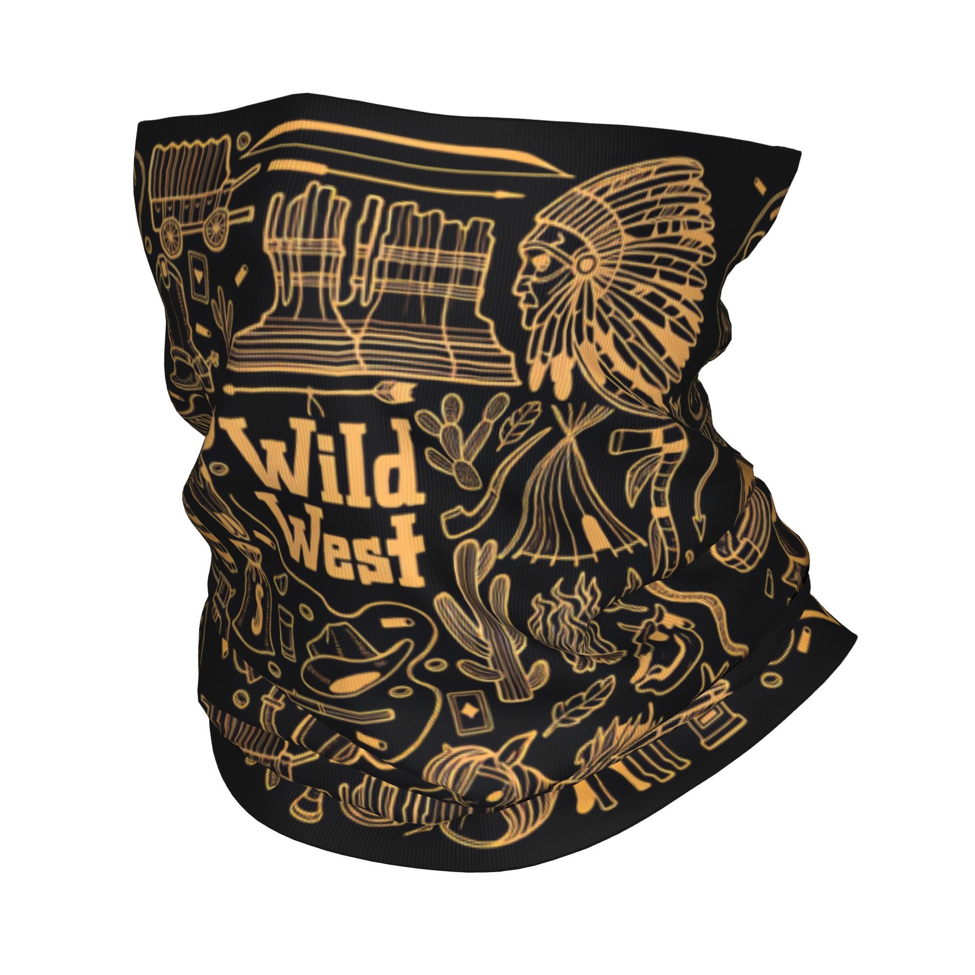 Wildman Hunting & Outdoor Robertson - Pasamontañas Deportivo para Exteriores con Estampado