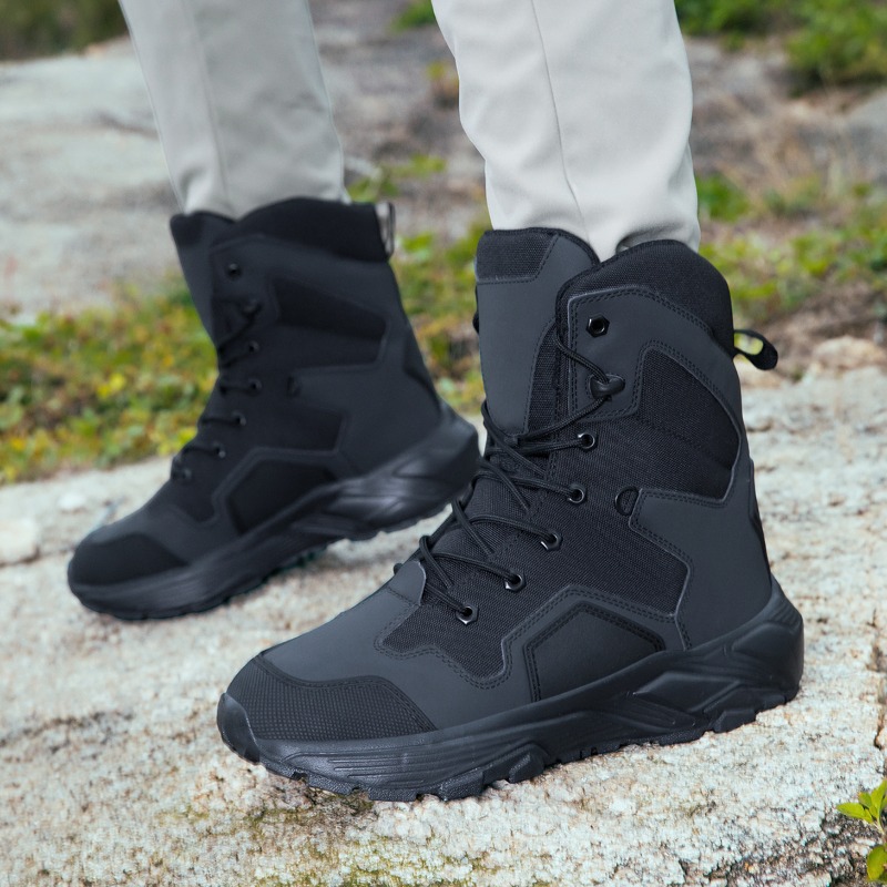 Wildman Hunting & Outdoor Robertson - Botas tácticas para hombre con cordones,
