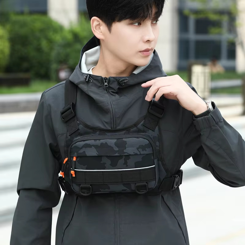 Outdoor Hunting Bag - Chaleco táctico reflectante para ciclismo, mochila