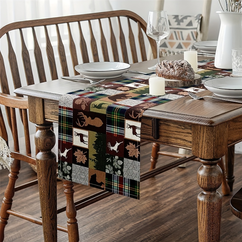 Camino de mesa Vintage de caza - Outdoor Hunting Table reseña y precio