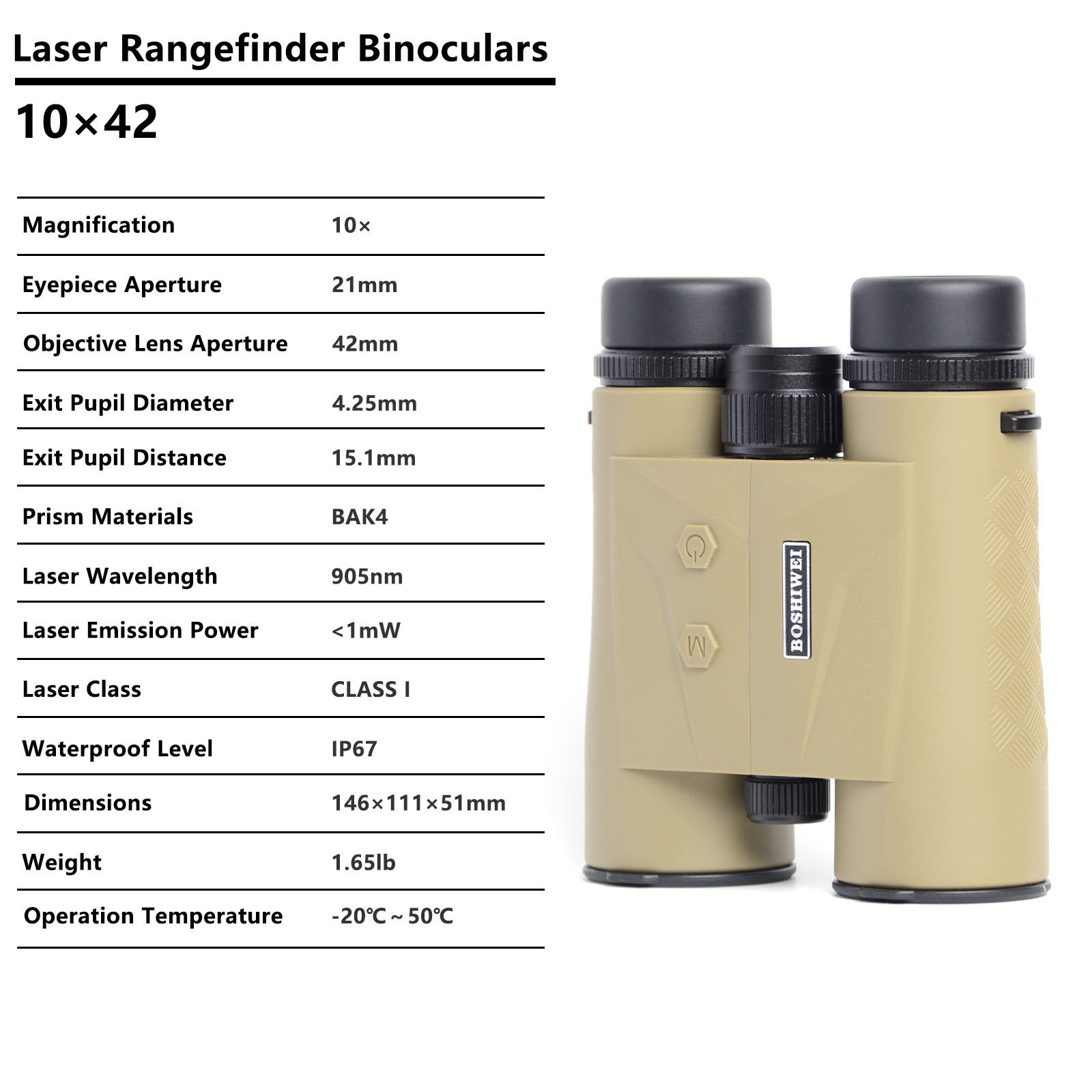 Binoculares con Telémetro Láse - Hunting Outdoor Jobs reseña y precio