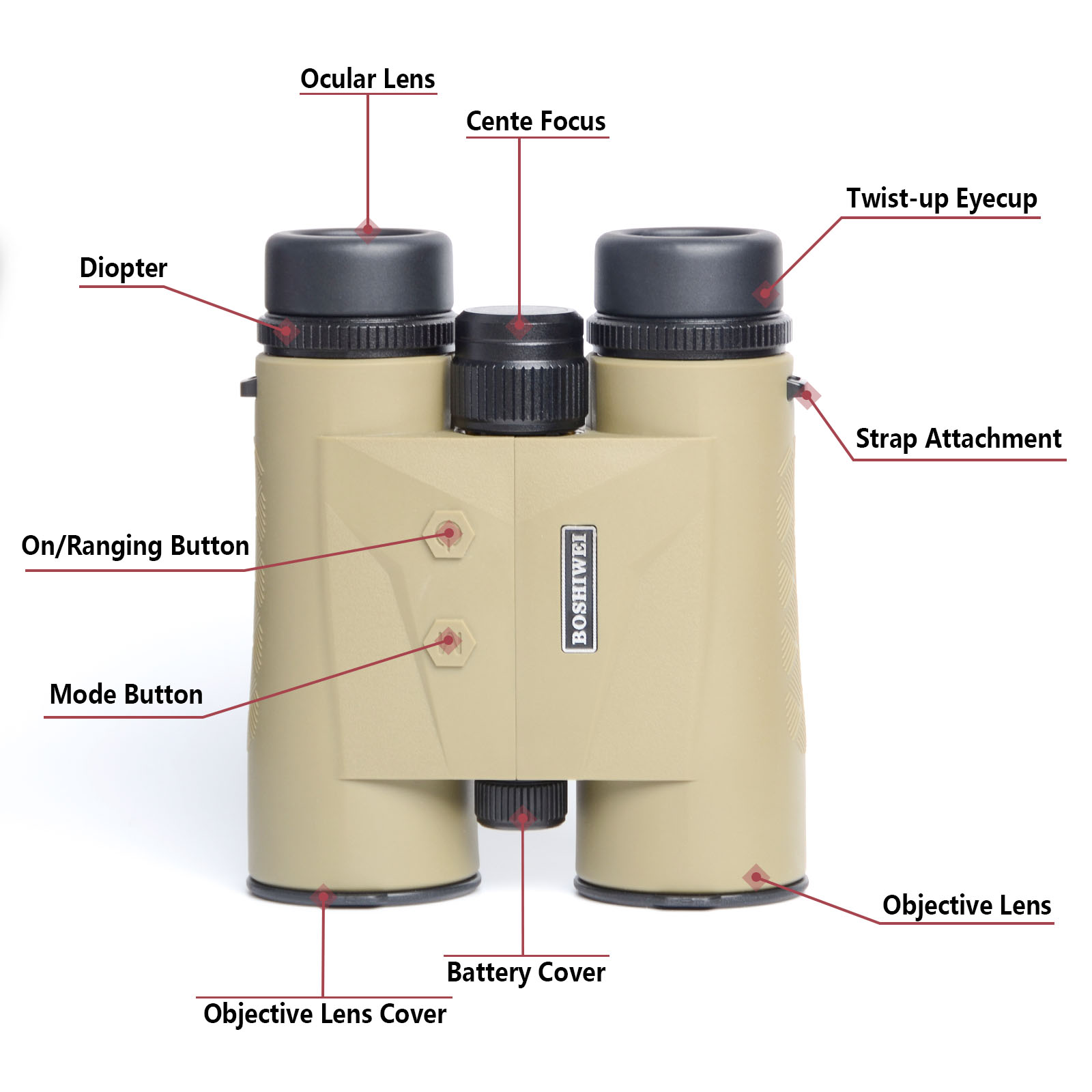 Binoculares con Telémetro Láse - Hunting Outdoor Jobs reseña y precio