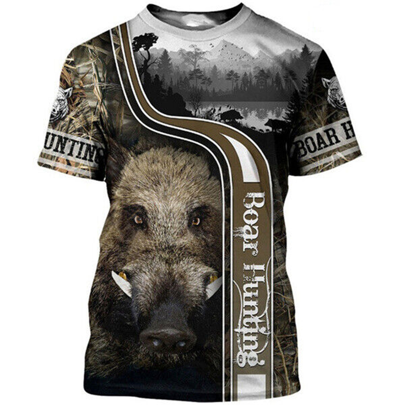 Camiseta de camuflaje con anim - Wildman Hunting & Outdoor Robertson reseña y precio