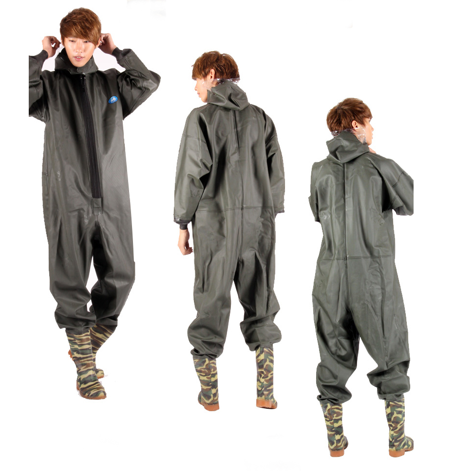 Trajes de Wader impermeables p - Outdoor Hunting Overalls reseña y precio