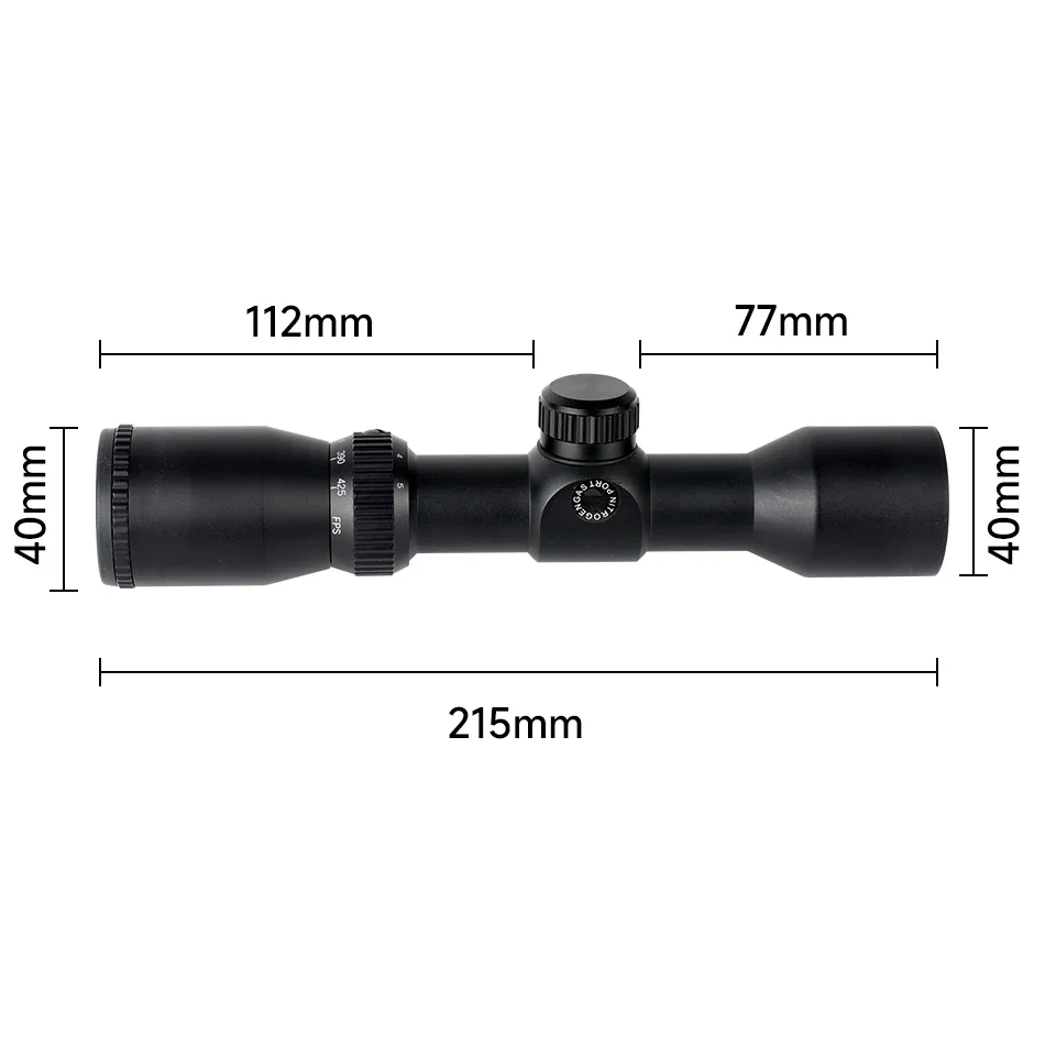 Mira telescópica corta para ba - Crossbow Scope Sight reseña y precio