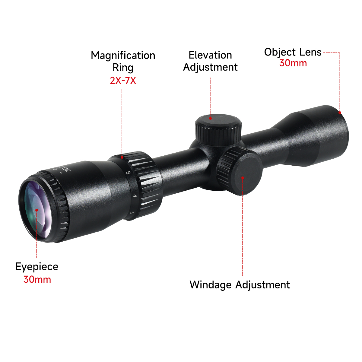 Mira Telescópica Táctica para  - Crossbow Scope Sight reseña y precio
