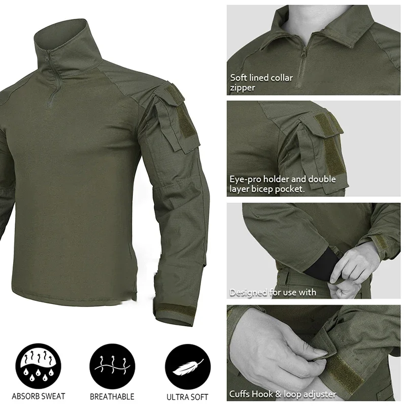 Traje táctico para exteriores, - Outdoor Hunting Overalls reseña y precio