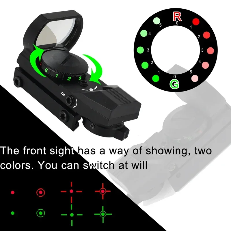 Mira Táctica de Punto Rojo 1X2 - Crossbow Scope Sight reseña y precio