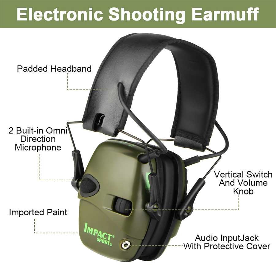Auriculares activos con orejer - Shooting Ear Muff reseña y precio