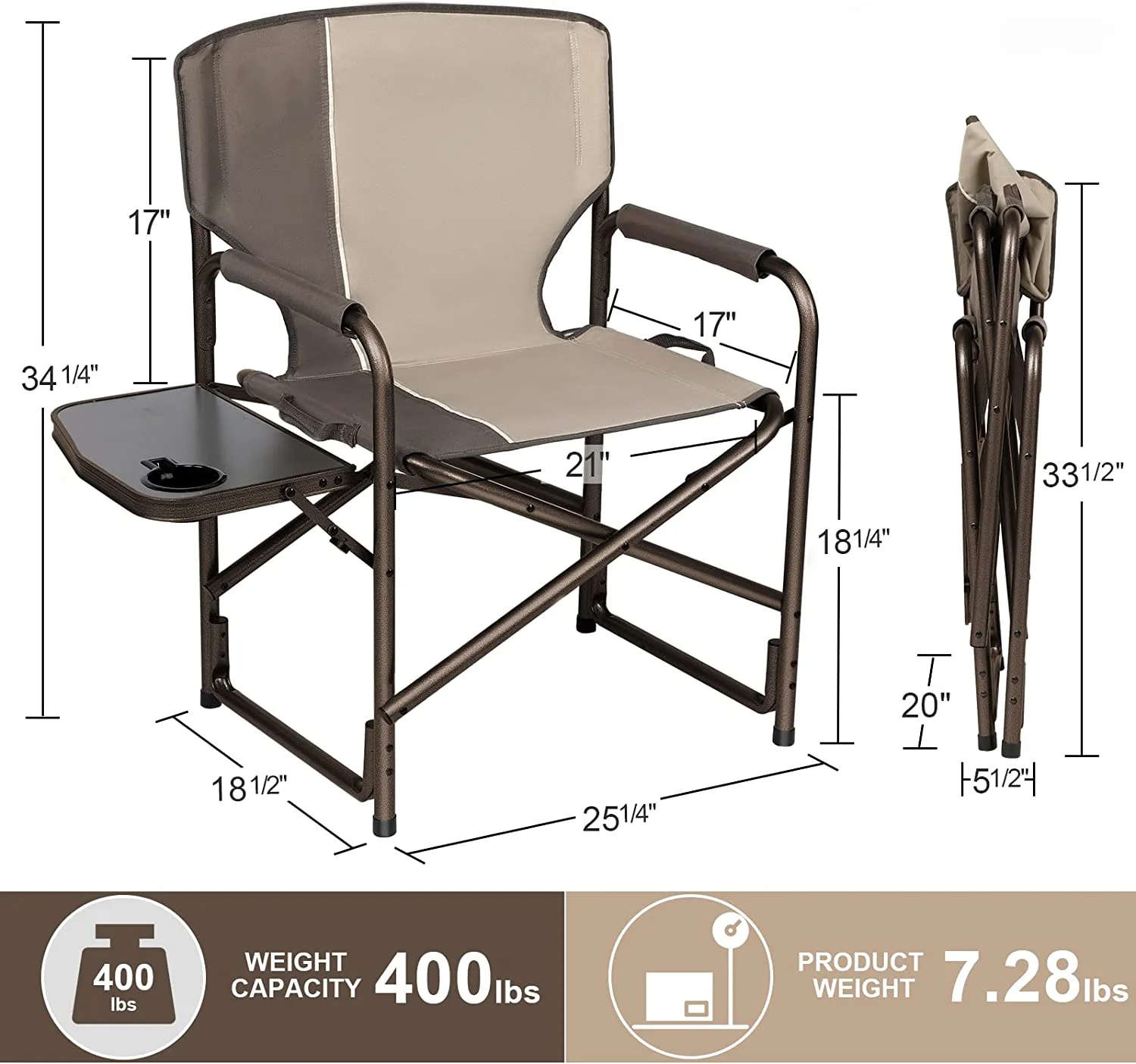 l Silla de caza portátil al ai - Outdoor Hunting Table reseña y precio