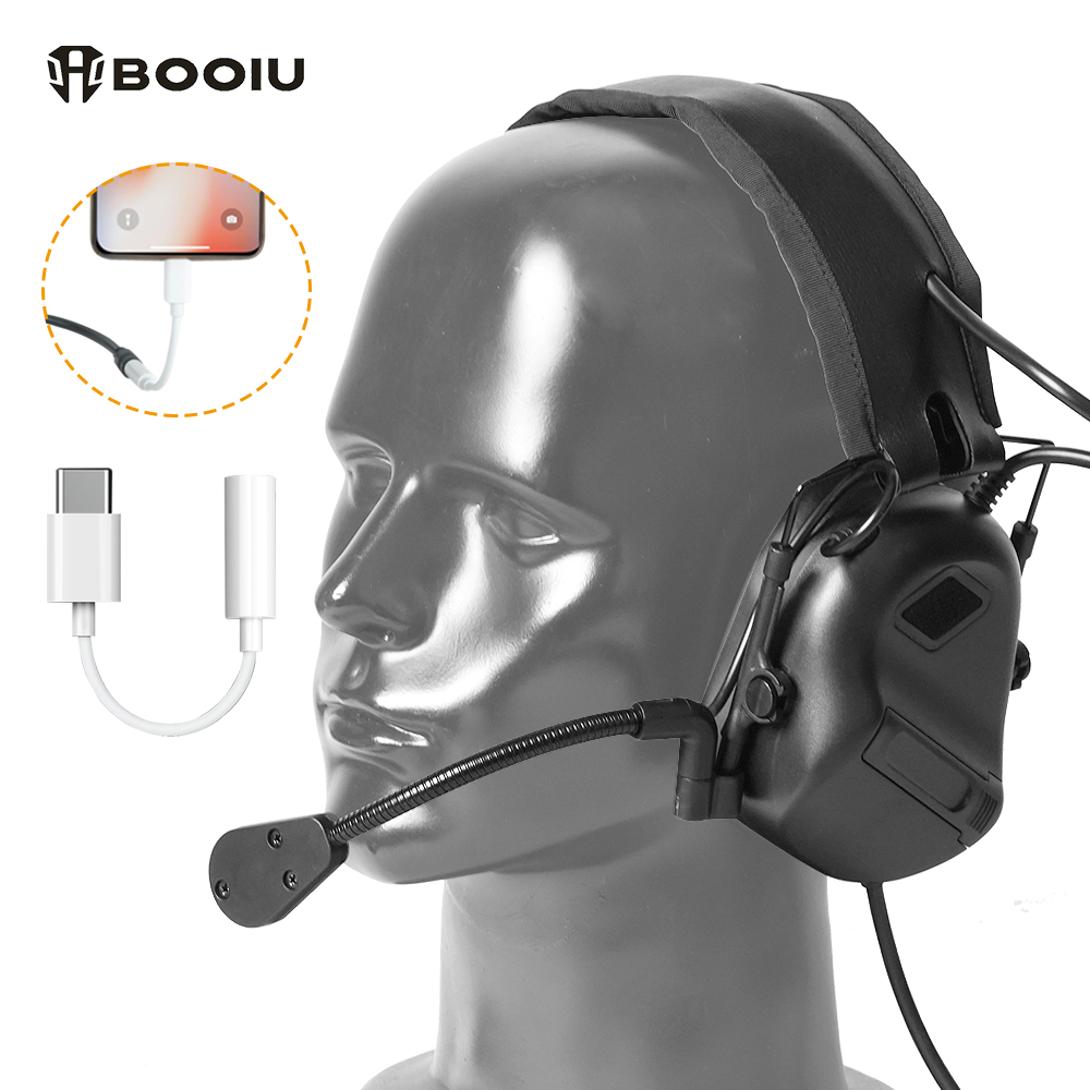 BOOIU-auriculares electrónicos - Shooting Ear Muff reseña y precio