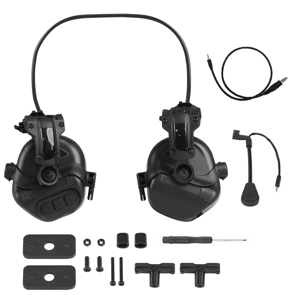 BOOIU-auriculares tácticos par - Shooting Ear Muff reseña y precio