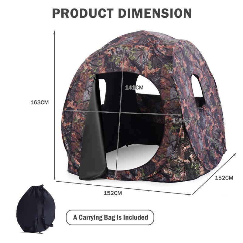 Carpa de Caza Plegable para 3  - Hunting & Outdoor Supplies reseña y precio