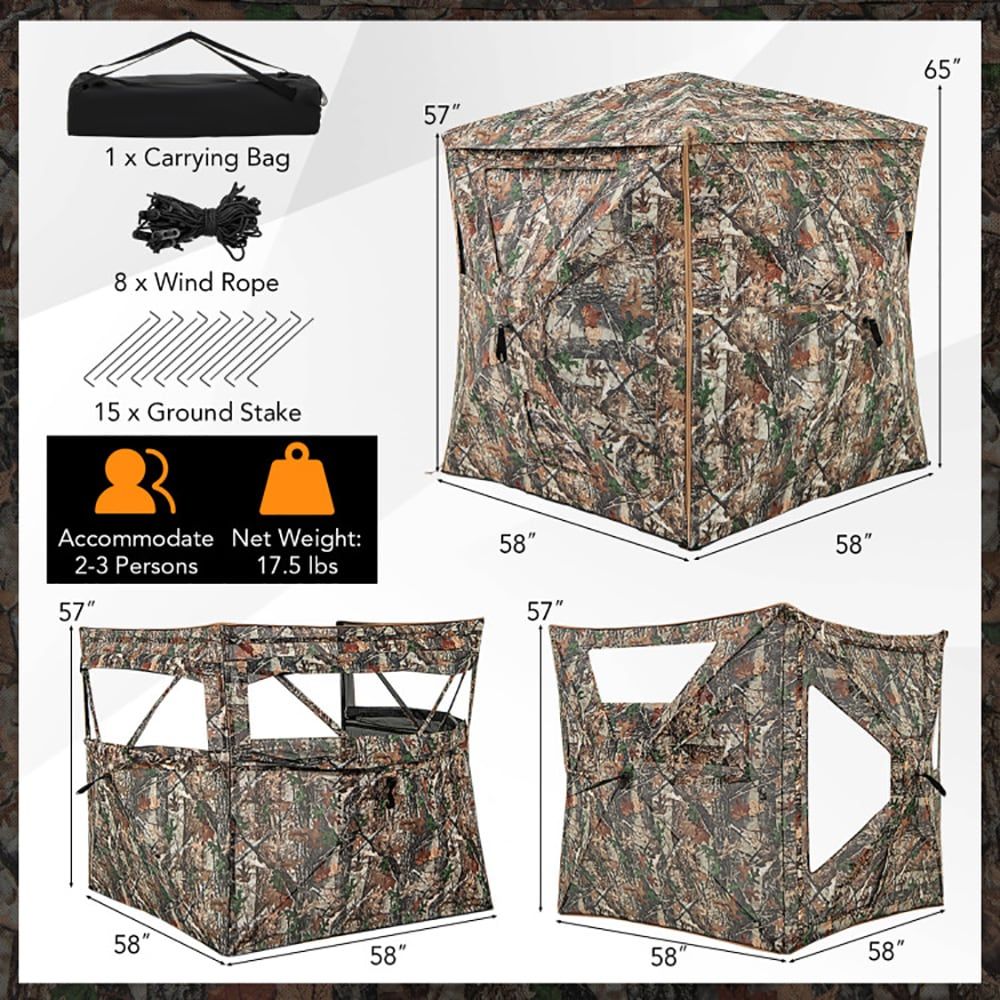 Refugio de Caza Desmontable 5  - Hunting & Outdoor Supplies reseña y precio