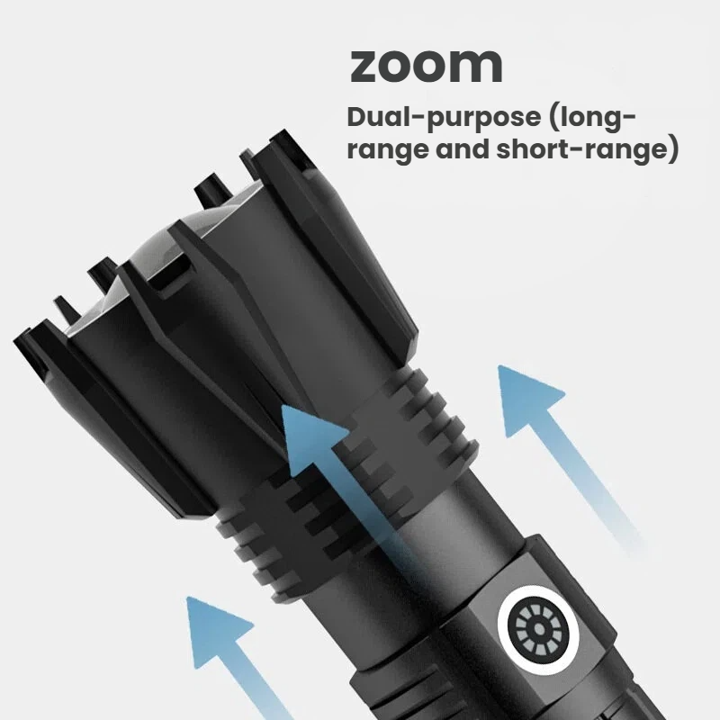 Linterna LED P90 de alta poten - Hunting Outdoor reseña y precio