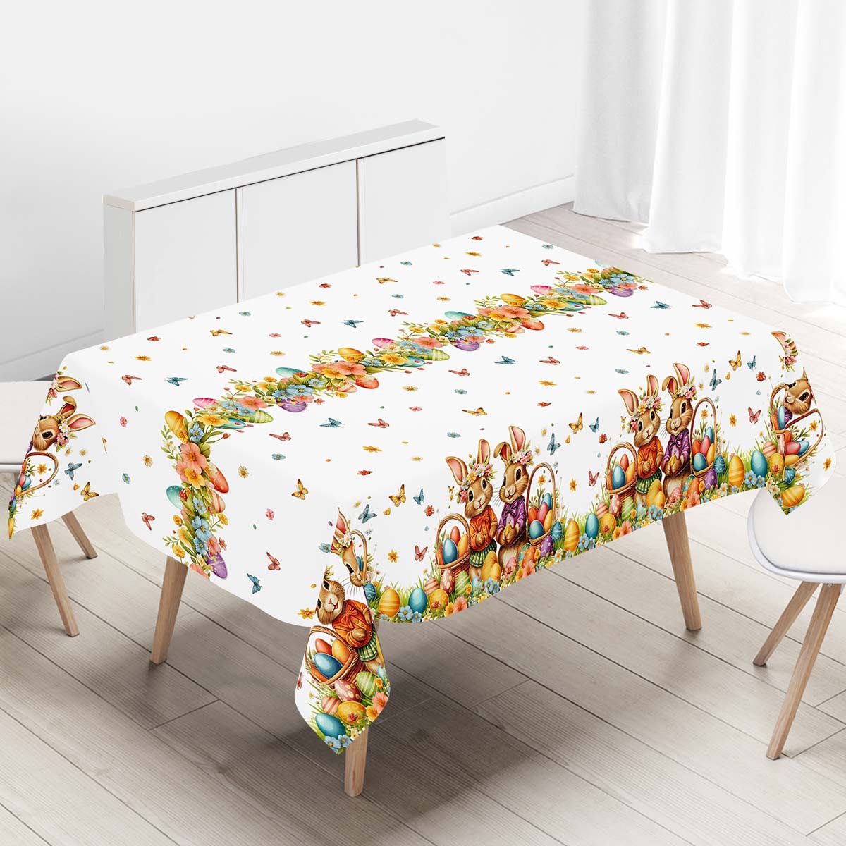 Mantel de Pascua con diseño de - Outdoor Hunting Table reseña y precio