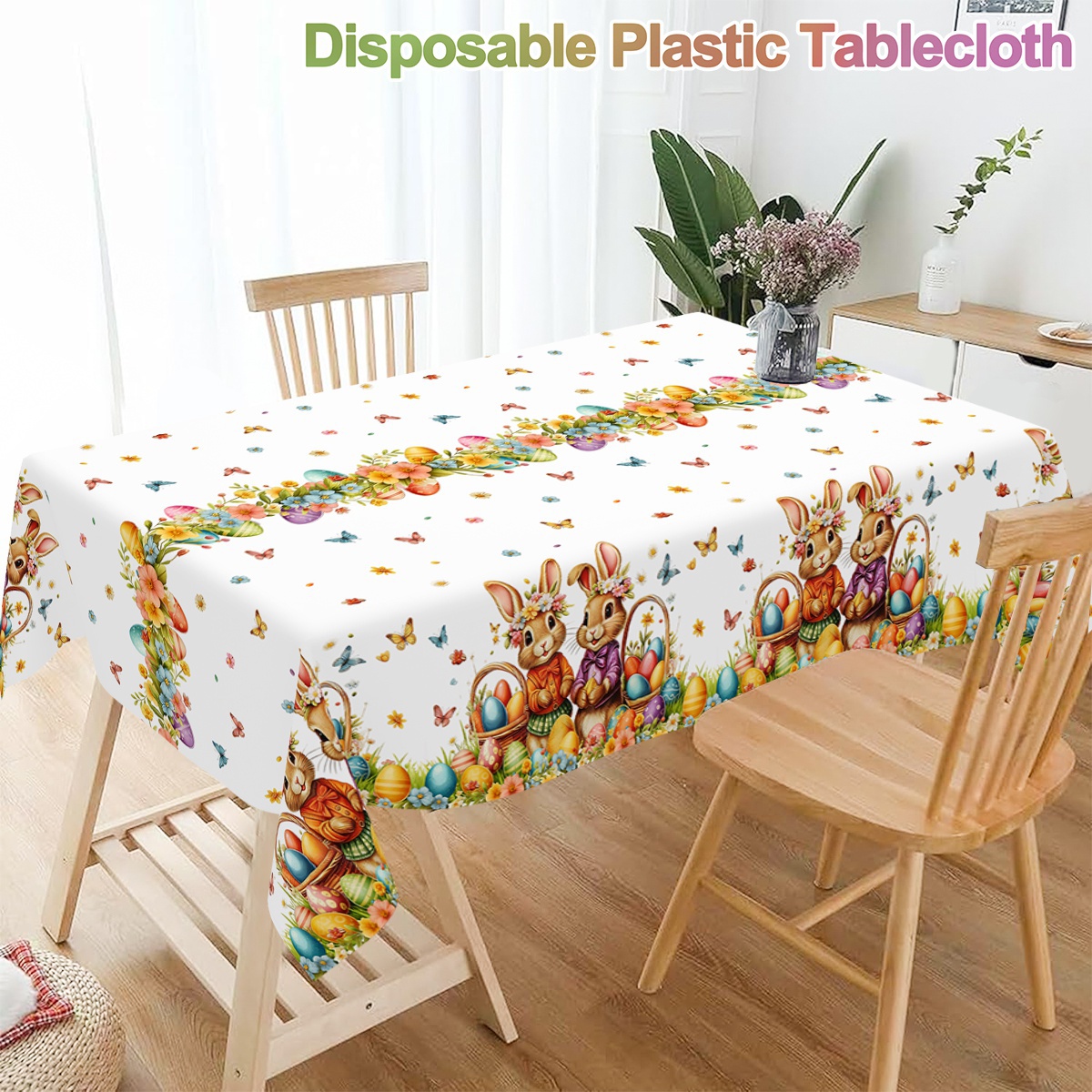 Mantel de Pascua con diseño de - Outdoor Hunting Table reseña y precio