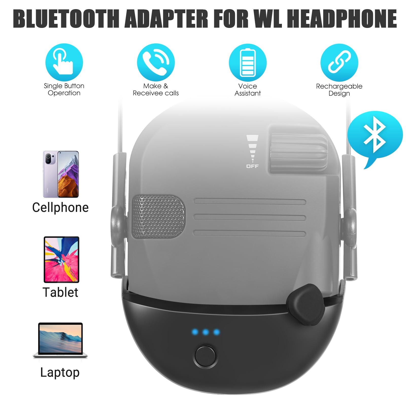 Adaptador Receptor Bluetooth 5 - Shooting Ear Muff reseña y precio