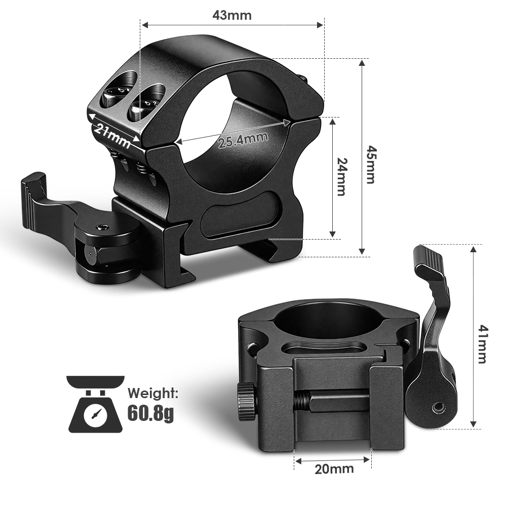Anillas de Montaje para Mira T - Hunting Outdoor reseña y precio