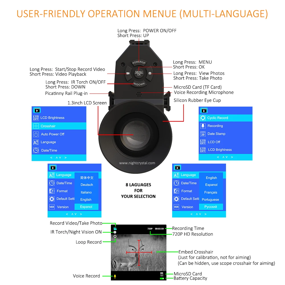 Megaorei 3B NK007s Dispositivo - Crossbow Scope Sight reseña y precio